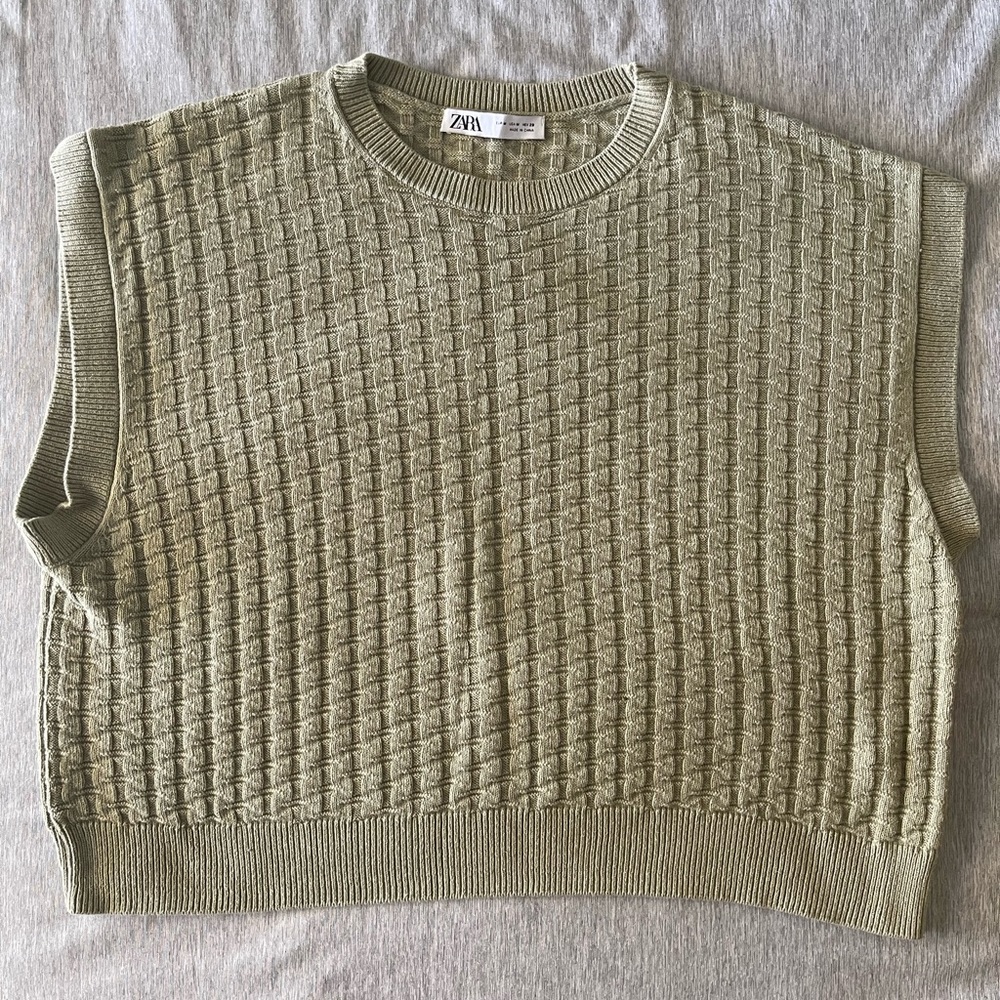 Zara sweater vest
